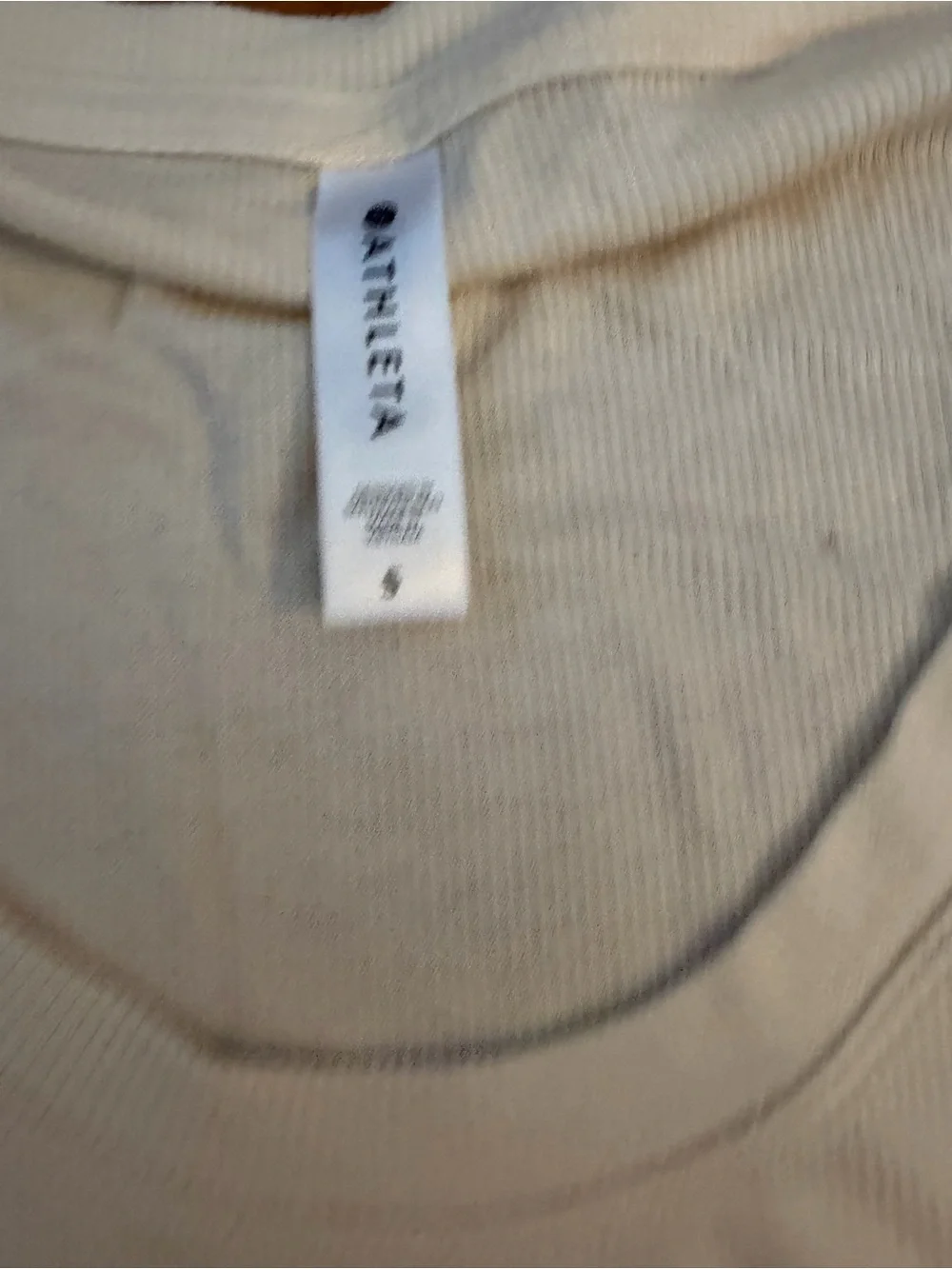 Athleta Ribbed Tee -s - Picture 2 of 2